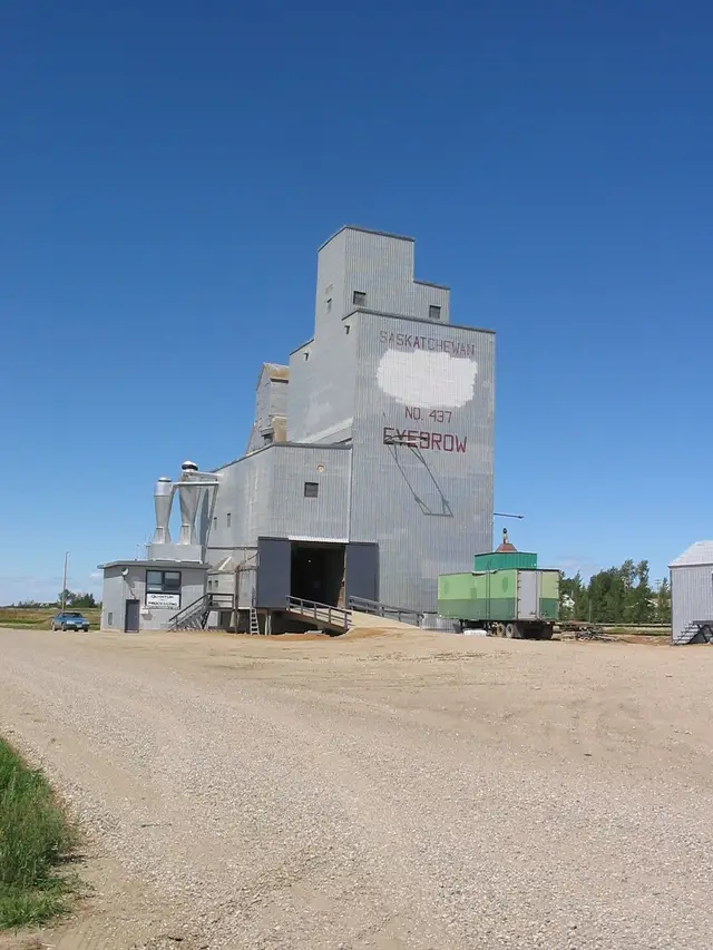 The Eyebrow grain elevator